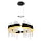 Cwi Lighting Guadiana 24 in LED Black Chandelier 1246P24-101-A - alternate 1